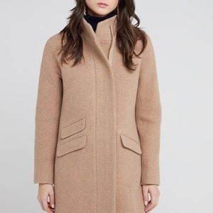J.Crew Cocoon Coat Italian Stadium-Cloth Wool SANDSTONE - BEIGE